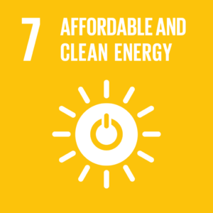 Image showing affordable and clean energy, one of the SDGs.